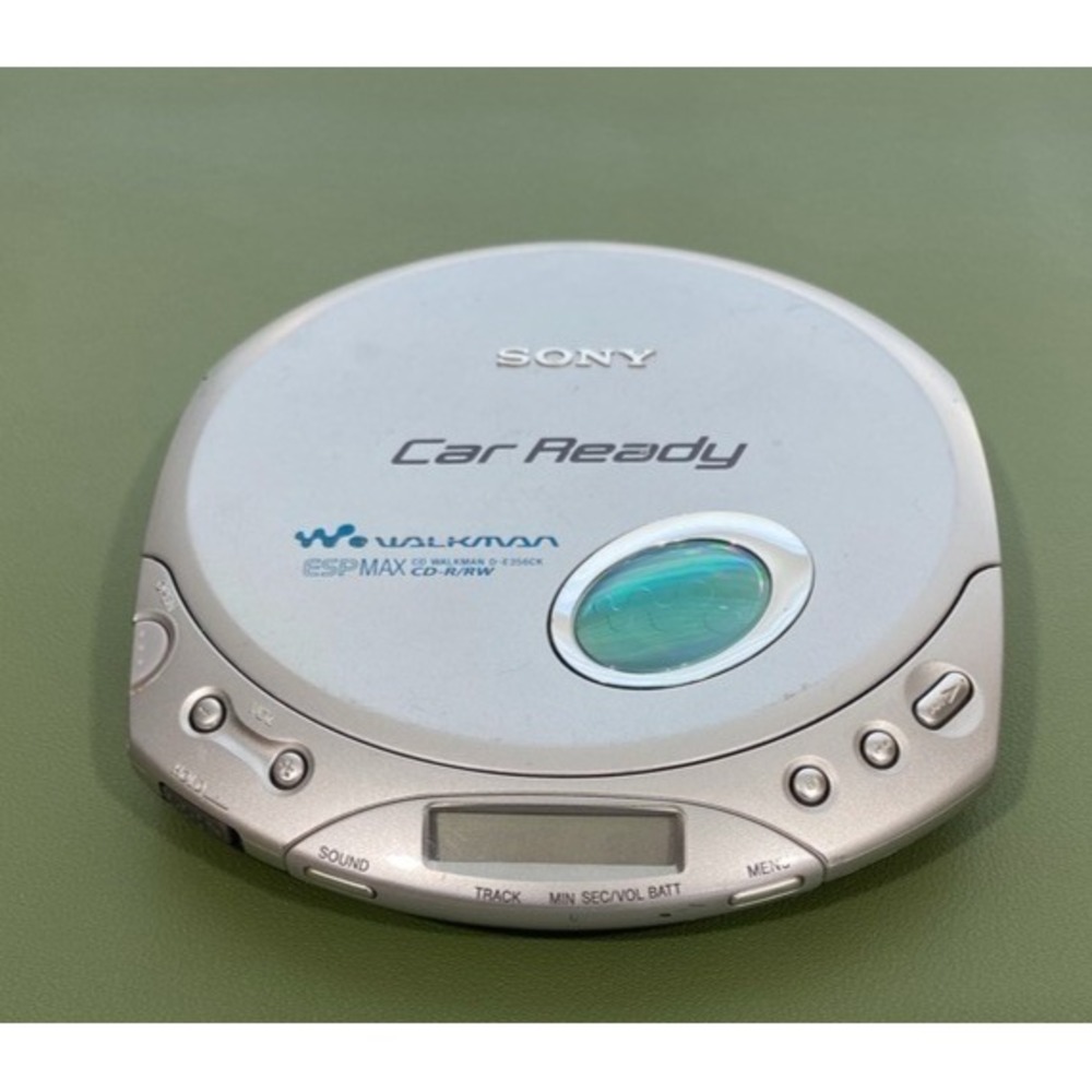 Sony CD Walkman Car Ready D-E356CK Silver Tested and Working